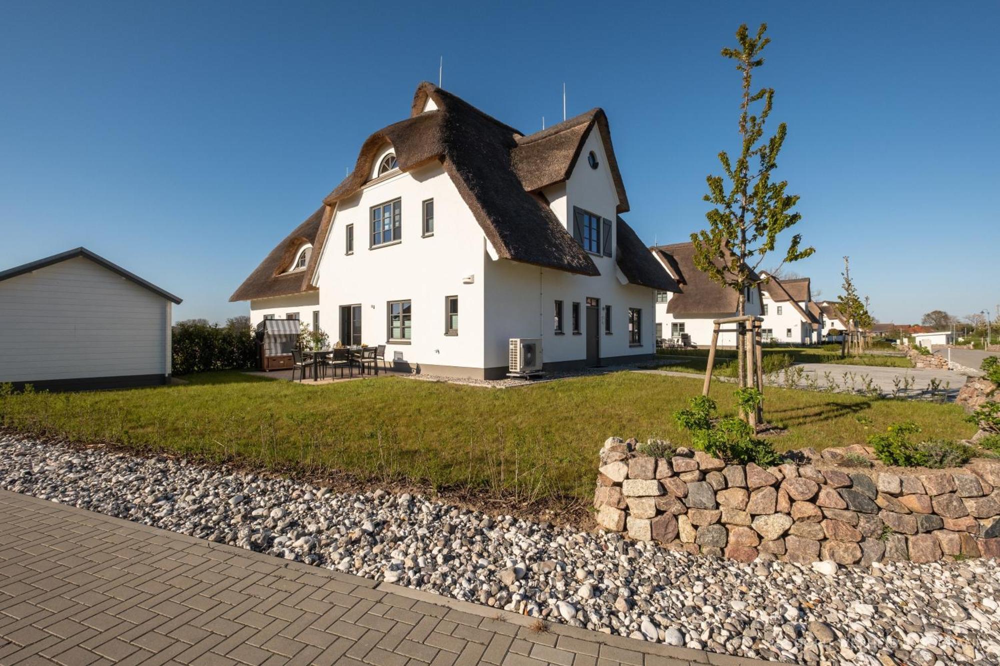 스톨페 Inseldomizil Stolpe - Urlaub Unter Reet Auf Usedom 빌라 외부 사진