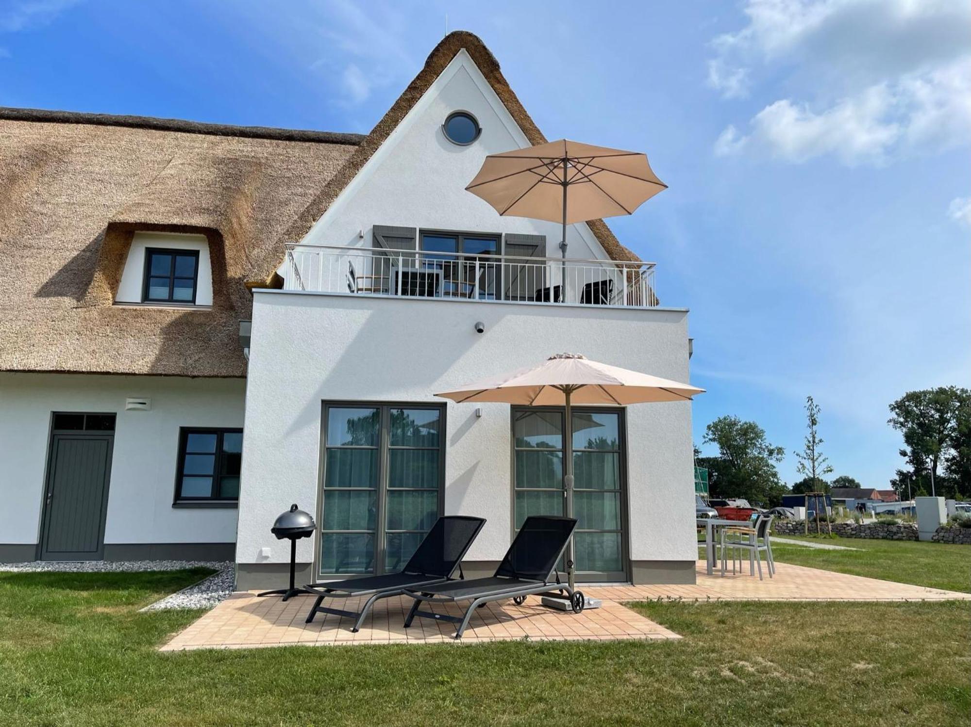 스톨페 Inseldomizil Stolpe - Urlaub Unter Reet Auf Usedom 빌라 외부 사진